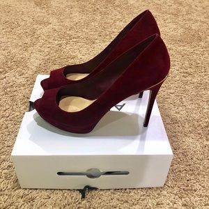 Aldo Burgundy Heels